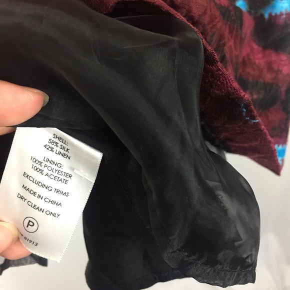 TRACY REESE Silk Rose Floral Ruffle Flounce Dress - Picture 8 of 8